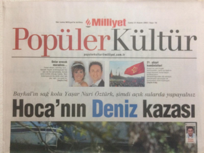 Milliyet Gazetesi Popüler Kültür Eki 21 Kasım 2003 - Hocanın Deniz Kazası,Nil Karaibrahimgil Bebek De Olurum Bohem De GZ24529 - 1