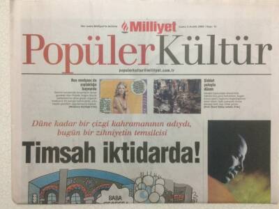 Milliyet Gazetesi Popüler Kültür Eki 5 Aralık 2003 - Timsah İktidarda GZ32643 - 1