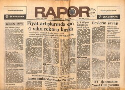 Milliyet Gazetesi Rapor Eki 4 Mayıs 1984 - Fiyat Artışlarında Rekor Kırıldı GZ103828 - 1