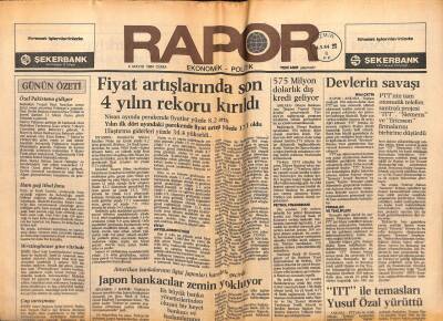 Milliyet Gazetesi Rapor Eki 4 Mayıs 1984 - Fiyat Artışlarında Rekor Kırıldı GZ103828 - 1