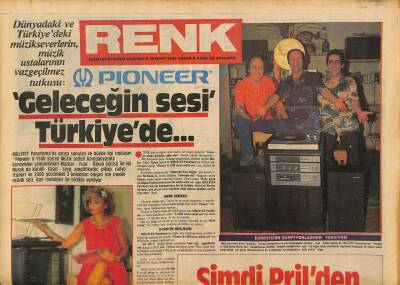 Milliyet Gazetesi Renk Eki 10 Mart 1985 - Eurovision Şampiyonlarının Takviyesi * Mazhar-Fuat-Özkan GZ127178 - 1