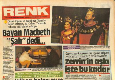 Milliyet Gazetesi Renk Eki 11 Aralık 1984-Zeki Müren , Timur Selçuk Ve Şarkı Sözü Yazarı Sezen Cumhur Önal İle Görüşeceği İçin Mutlu Olduğunu Söylüyor GZ126605 - 1