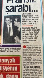 Milliyet Gazetesi Renk Eki 11 Aralık 1984-Zeki Müren , Timur Selçuk Ve Şarkı Sözü Yazarı Sezen Cumhur Önal İle Görüşeceği İçin Mutlu Olduğunu Söylüyor GZ126605 - 2