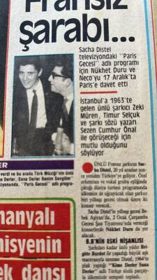Milliyet Gazetesi Renk Eki 11 Aralık 1984-Zeki Müren , Timur Selçuk Ve Şarkı Sözü Yazarı Sezen Cumhur Önal İle Görüşeceği İçin Mutlu Olduğunu Söylüyor GZ126605 - 2