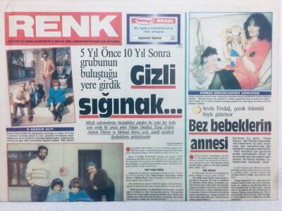 Milliyet Gazetesi Renk Eki 11 Mayıs 1985 - Altın Türkücü, Gizli Sığınak GZ41603 - 1