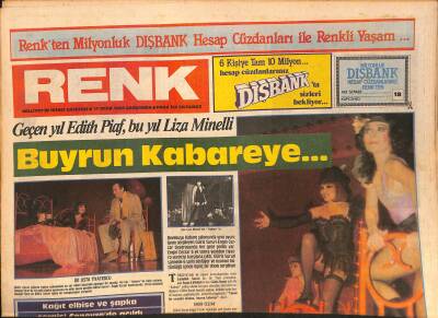 Milliyet Gazetesi Renk Eki 11 Ocak 1984 - Zerrin Özerin Punk Çılgınlığı GZ127253 - 1