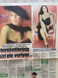 Milliyet Gazetesi Renk Eki 12 Eylül 1985 - Türkan Şoray, Sezen Aksu - Ali Poyrazoğlu'nun Son Avı Nil Burak GZ156596 - 2