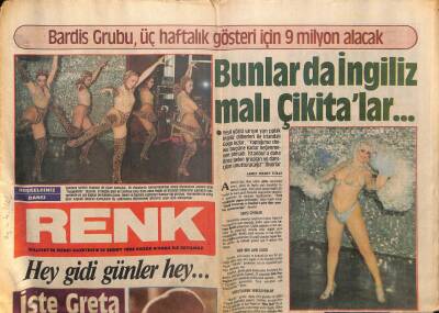 Milliyet Gazetesi Renk Eki 12 Şubat 1984 - Greta Garbonun En Son Fotoğrafı GZ71989 - 1