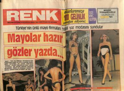 Milliyet Gazetesi Renk Eki 13 Nisan 1984 - Donna Wilkes Melekler Filminde 15 Yaşında Bir Kızı Canlandırıyor GZ94240 - 1