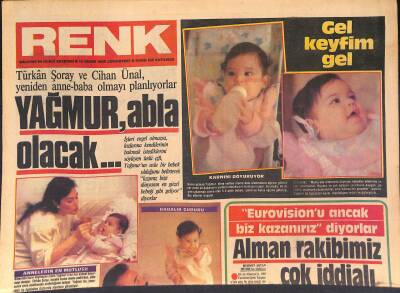Milliyet Gazetesi Renk Eki 13 Nisan 1985 - Türkân Şoray Ve Cihan Ünal , Yeniden Anne-Baba Olmayı Planlıyorlar GZ126788 - 1