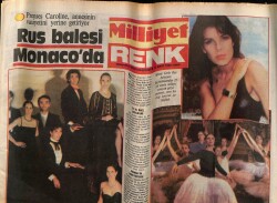 Milliyet Gazetesi Renk Eki 14 Mart 1986 - Prenses Caroline , Annesinin Vasiyetinin Yerine Getiriyor GZ69215 - 2