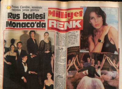 Milliyet Gazetesi Renk Eki 14 Mart 1986 - Prenses Caroline , Annesinin Vasiyetinin Yerine Getiriyor GZ69215 - 2