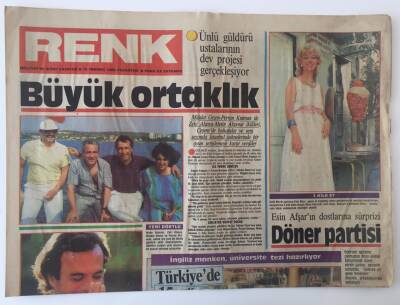 Milliyet Gazetesi Renk Eki 15 Temmuz 1985 - Ünlü Güldürü Ustalarının Dev Projesi Gerçekleşiyor GZ11463 - 2
