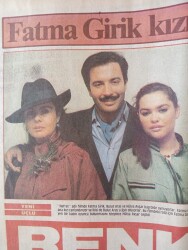 Milliyet Gazetesi Renk Eki 16 Mart 1984 - Fatma Girik Kızını Buldu Hülya Avşar GZ145761 - 2