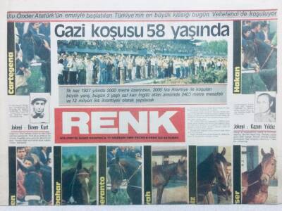 Milliyet Gazetesi Renk Eki 17 Haziran 1984 - Gazi Koşusu 58 Yaşında GZ41605 - 1