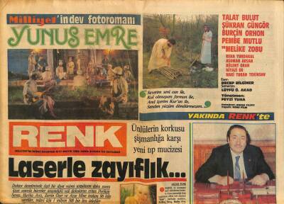 Milliyet Gazetesi Renk Eki 17 Mayıs 1985 - Ünlülerin Korkusu Şişmanlığa Karşı Yeni Tıp Mucizesi * Harika Avcı - Zerrin Özer - Perihan Savaş GZ94126 - 1