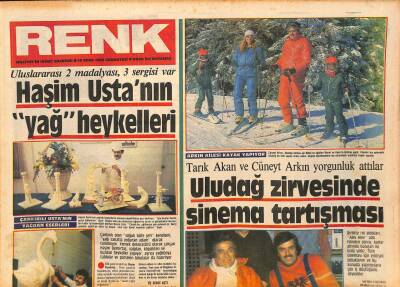 Milliyet Gazetesi Renk Eki 19 Ocak 1985 - Tarık Akan Ve Cüneyt Arkın Yorgunluk Attılar GZ127261 - 1