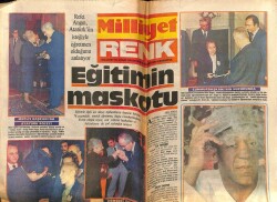 Milliyet Gazetesi Renk Eki 2 Nisan 1986 - Yasemin Kutsi , 8 Kilo Fazlalığı İçin Jimnastik Salonunda Ter Döküyor GZ69199 - 1