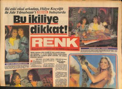 Milliyet Gazetesi Renk Eki 21 Mart 1985 - Neşe Erberkin Ekran Keyfine Diyecek Yok... GZ127245 - 1
