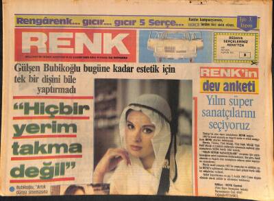 Milliyet Gazetesi Renk Eki 22 Kasım 1983 - Gülşen Bubikoğlu Bugüne Kadar Estetik İçin Tek Bir Dişini Bile Yaptırmadı GZ127666 - 1