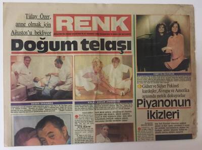 Milliyet Gazetesi Renk Eki 22 Temmuz 1985 - Piyanonun İkizleri Güher Ve Süher Pekinel GZ11113 - 1