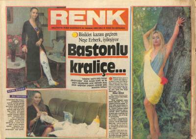Milliyet Gazetesi Renk Eki 23 Temmuz 1985 - Banu Alkan Sağlıklı Yaşam İçin Kendince Bir Formül Buldu GZ113989 - 1