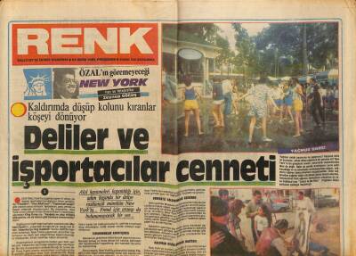 Milliyet Gazetesi Renk Eki 24 Ekim 1985 - Deliler Ve İşportacılar Cenneti GZ94209 - 1