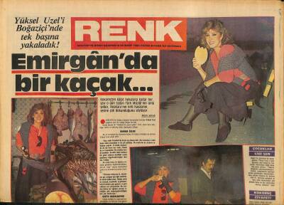 Milliyet Gazetesi Renk Eki 24 Mart 1985 - Yüksel Uzeli Boğaziçinde Tek Başına Yakaladık ! GZ127166 - 1