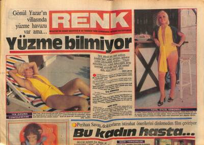 Milliyet Gazetesi Renk Eki 24 Temmuz 1985 - Gönül Yazar Yüzme Bilmiyor GZ75612 - 1