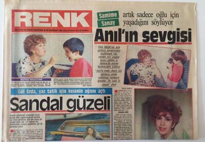 Milliyet Gazetesi Renk Eki 25 Haziran 1985 - Gül Erda , Yaz Tatili İçin Kesenin Ağzını Açtı GZ18544 - 1