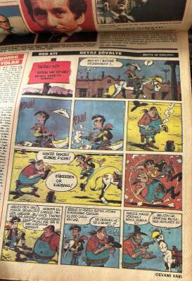 Milliyet Gazetesi Renk Eki 25 Mart 1985 - Hülya Sözeri Işınladılar - Red Kit Çizgi Roman GZ127167 - 2