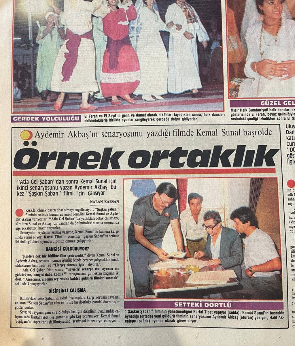 Milliyet Gazetesi Renk Eki 25 Temmuz 1985 - Selma Güneri Sezonluk Tekne Kiralarını Pahalı Buldu - Aydemir Akbaş'ın Filminde Kemal Sunar Başrolde GZ156326 - 2