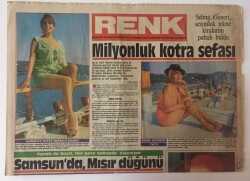 Milliyet Gazetesi Renk Eki 25 Temmuz 1985 - Sema Günerinin Tekne Gezisi GZ11108 - 1