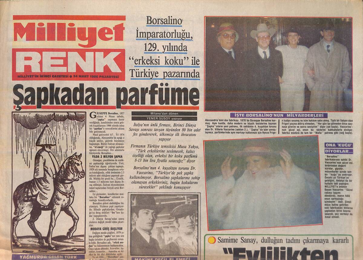Milliyet Gazetesi Renk Eki 26 Mart 1986 - Samime Sanay Dulluğun Tadını Çıkarmaya Kararlı: Evlilikten Dilim Yandı GZ156219 - 1