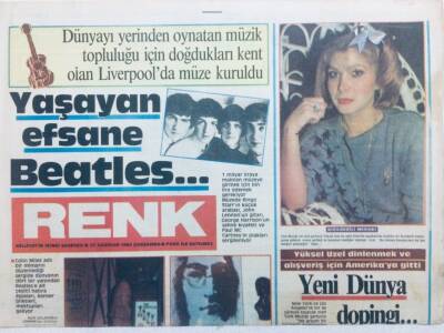 Milliyet Gazetesi Renk Eki 27 Haziran 1984 - Yaşayan Efsane Beatles GZ41606 - 1