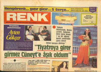 Milliyet Gazetesi Renk Eki 28 Kasım 1983 - Ayten Gökçerin Albümünden - İbrahim Tatlısesin Keyfine Diyecek Yok GZ126960 - 1