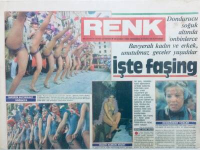 Milliyet Gazetesi Renk Eki 28 Şubat 1985 - İşte Faşing GZ41608 - 1
