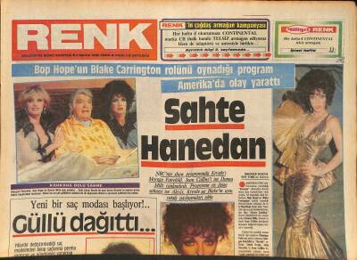 Milliyet Gazetesi Renk Eki 3 Mayıs 1985 - Gülistan Okan Saç Modelinden Bıktı - Prens Albert , 30 Milyarlık Sitede Çalışıyor GZ126762 - 1