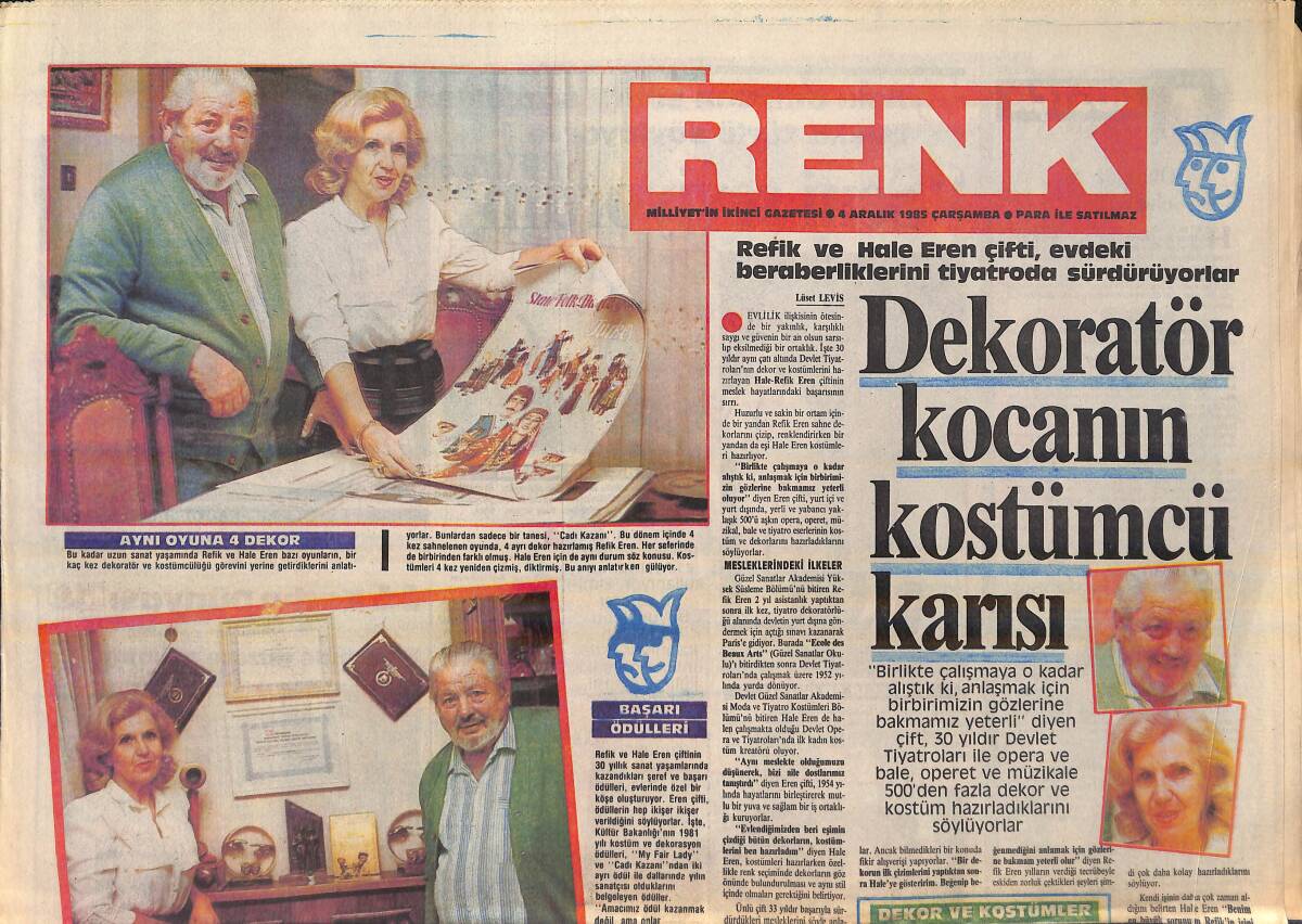 Milliyet Gazetesi Renk Eki 4 Aralık 1985 - Disneyland İçin 1 Milyar Dolarlık Yatırım Yapılacak - Ewing Ve Colby Aileleri Kapıştı GZ156347 - 1