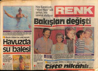Milliyet Gazetesi Renk Eki 4 Eylül 1985 - Neşe Karaböcek,Ahmet Özhan GZ75631 - 1
