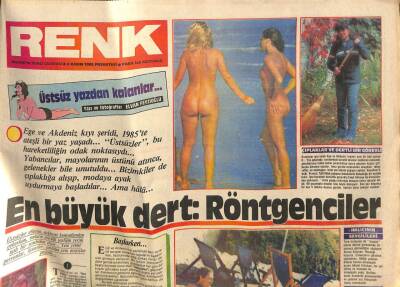 Milliyet Gazetesi Renk Eki 4 Kasım 1985 - En Büyük Dert Röntgenciler GZ80136 - 1