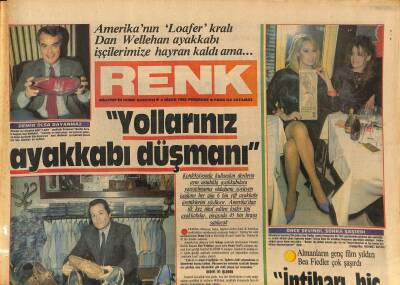 Milliyet Gazetesi Renk Eki 4 Nisan 1985 - Amerikanın Loafer Kralı Dan Wellehan Ayakkabı İşçilerimize Hayran Kaldı Ama... GZ127587 - 1