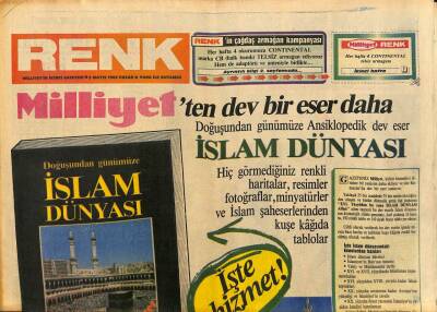 Milliyet Gazetesi Renk Eki 5 Mayıs 1985 - Clint Eastwood Çocuklarına Çok Düşkün GZ94127 - 1