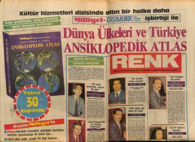 Milliyet Gazetesi Renk Eki 6 Ekim 1985 - Ahmet Mekin Ve Bir Duble Huzur GZ75621 - 1
