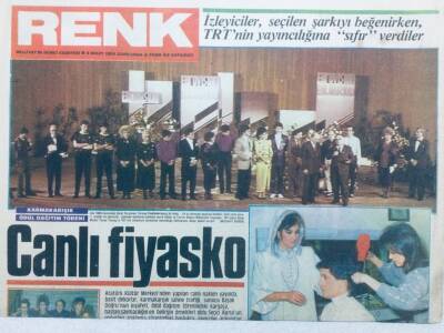 Milliyet Gazetesi Renk Eki 6 Mart 1985 - Karmakarışık Ödül Dağıtım Töreni Canlı Fiyasko GZ41609 - 1