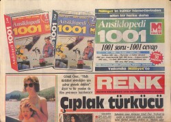 Milliyet Gazetesi Renk Eki 7 Eylül 1985 - Gönül Öner: Güzelim Soyunurum - Cansu Akbel Babasının İzinde GZ156300 - 1