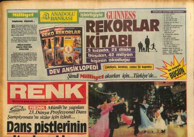 Milliyet Gazetesi Renk Eki 8 Mart 1985 - Ela Altın , 9 Şarkılık Programıyla Bu Gece Ekranda... GZ94119 - 1