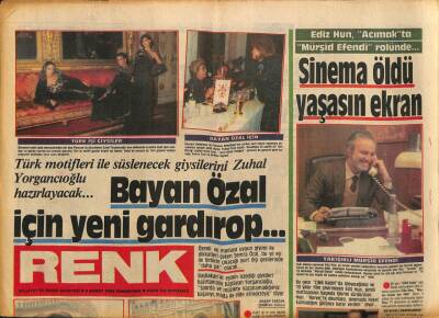 Milliyet Gazetesi Renk Eki 9 Şubat 1985 - Malatyalı Belkıs Akkale , Size Bulgur Köftesinin Tarifini Veriyor... GZ94071 - 1