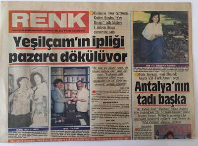 Milliyet Gazetesi Renk Eki 9 Temmuz 1985 - Yeşilçamın İpliği Pazara Dökülüyor GZ18549 - 1