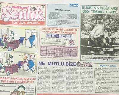 Milliyet Gazetesi Şenlik Eki 1 Nisan 1990- Belediye Susuzluğa Karşı Önemli Tedbirler Alıyor GZ36456 - 1